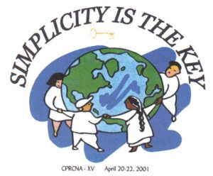 Logo for CPRCNA 15, "Simplicity is the Key"