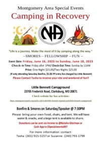 Montgomery Area Special Events Camping in Recovery