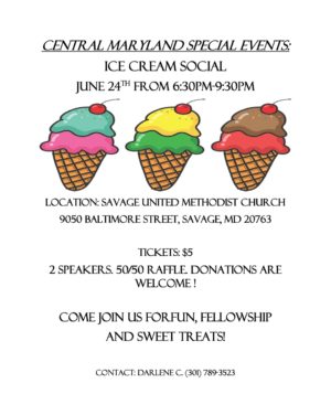 Central MD Ice Cream Social