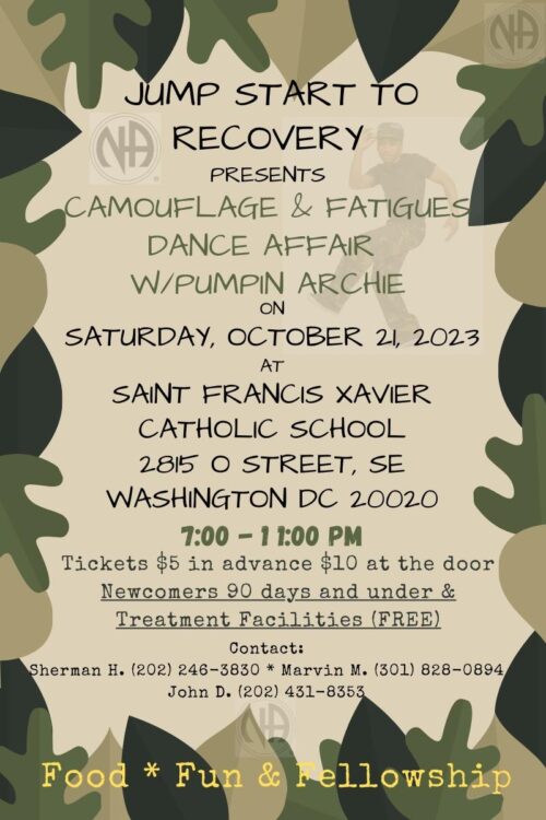 Camouflage & Fatigue Dance Affair